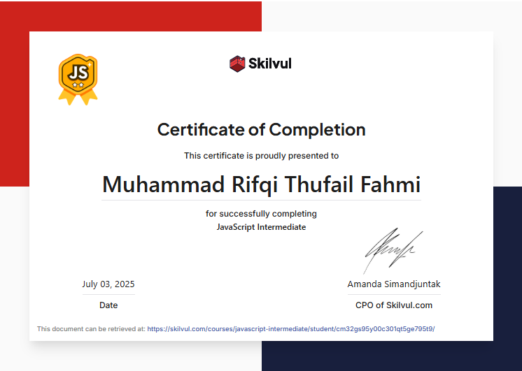 Certificate 3