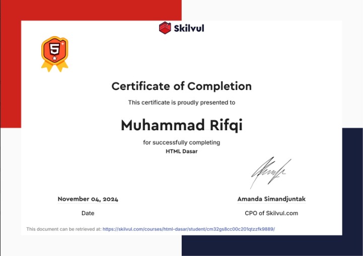 Certificate 3