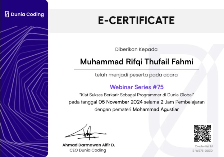 Certificate 3